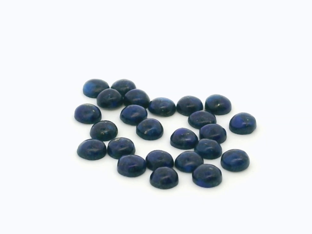 Lapis Lazuli Reconstituted 3.00mm Round Cabochon