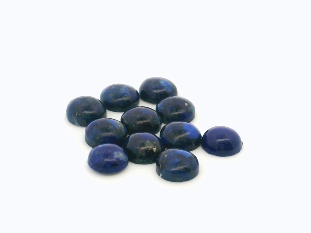 Lapis Lazuli Reconstituted 5.00mm Round Cabochon