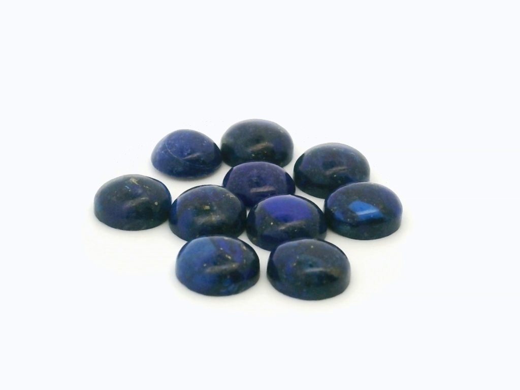 Lapis Lazuli Reconstituted 6mm Round Cabochon 