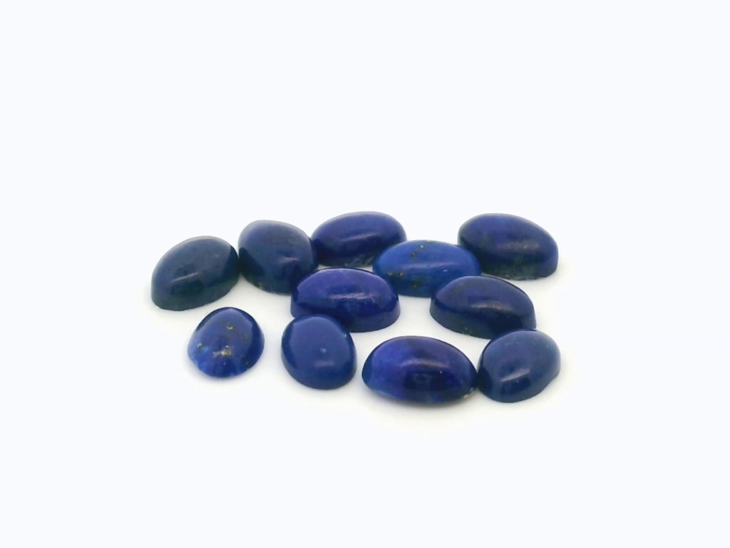 Lapis Lazuli Reconstituted 6x4mm Oval Cabochon 