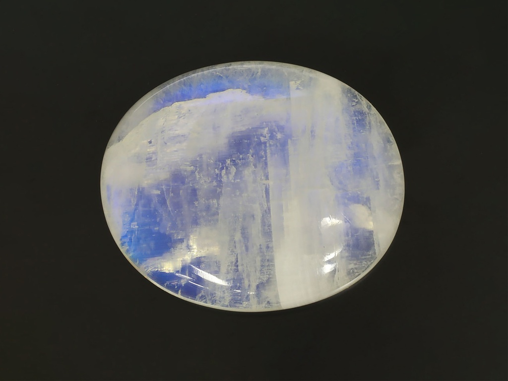 Moonstone Rainbow 46x38mm Oval Cabochon 