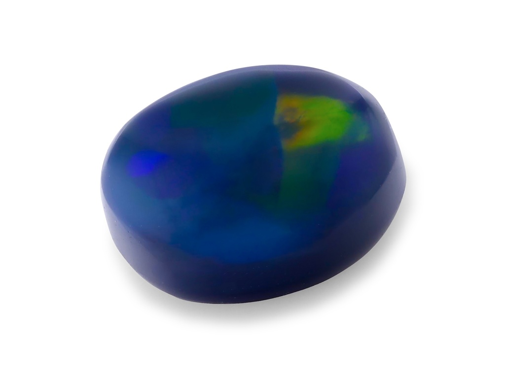 Solid Black Opal 7.8x6.7mm Oval