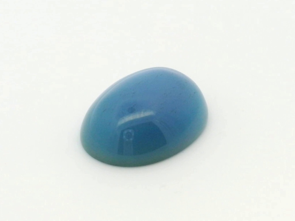 Dyed Blue Agate 16x12mm Oval Cabochon 