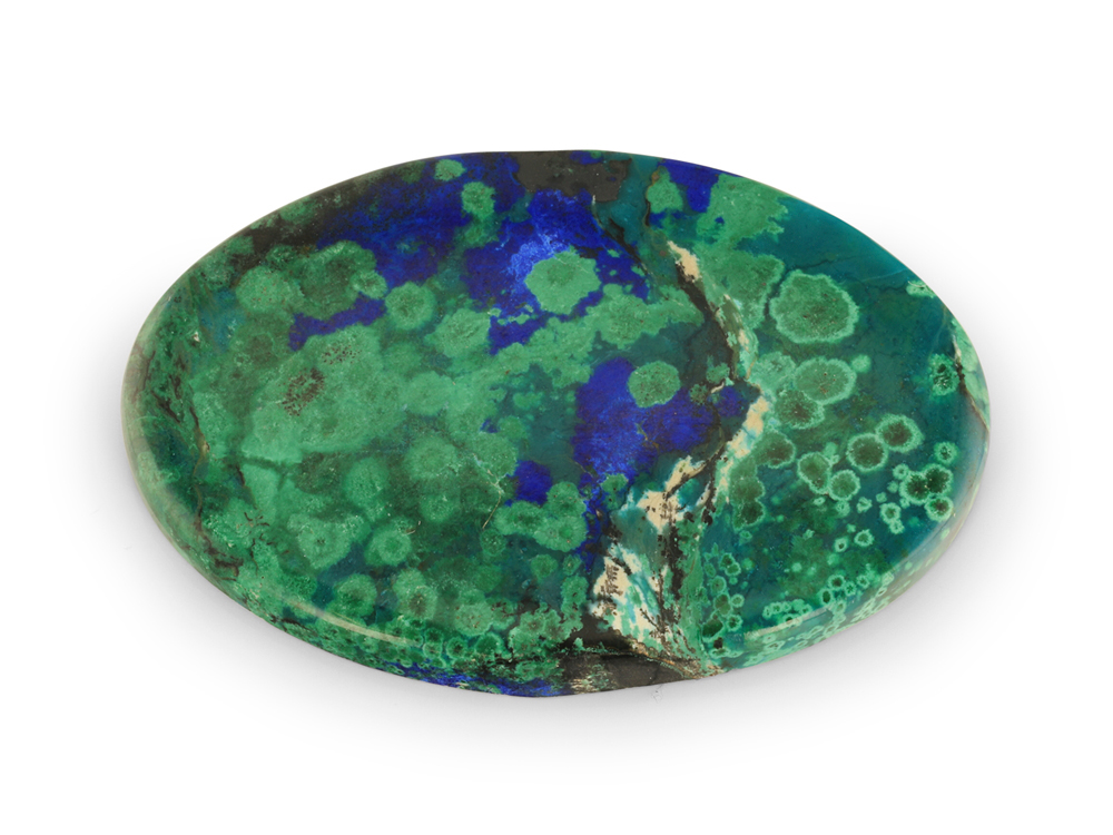 Bisbee Azurite & Malachite 39.5x26.50mm Oval 