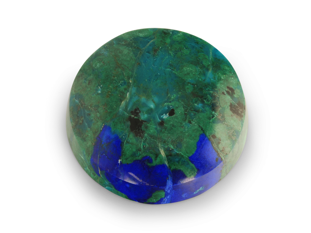 Azurite & Malachite 20.5mm Round