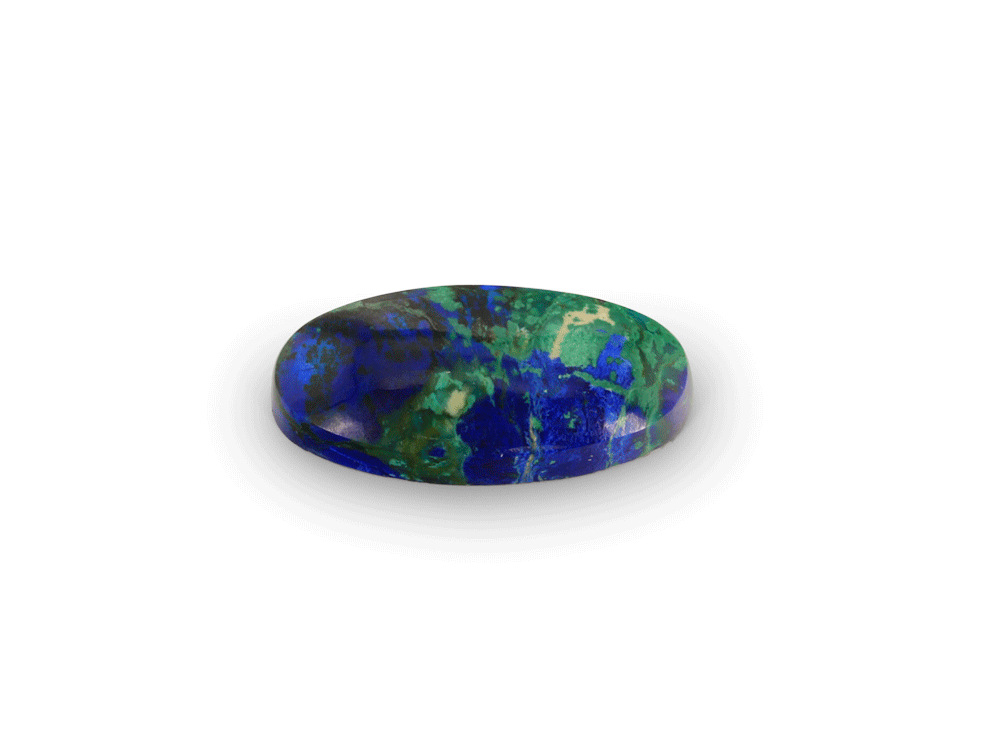 Bisbee Azurite & Malachite 17.25x8mm Oval 