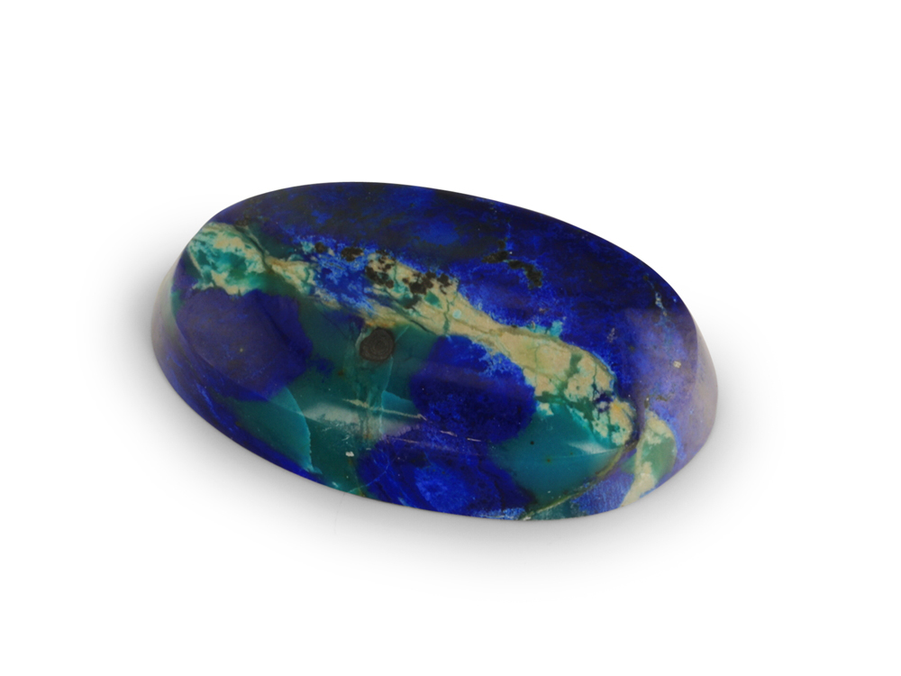 Bisbee Azurite & Malachite 18.25x10.5mm Oval 