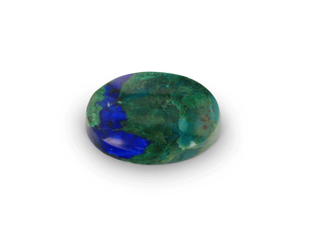 Bisbee Azurite & Malachite 17.8x12.25mm Oval 