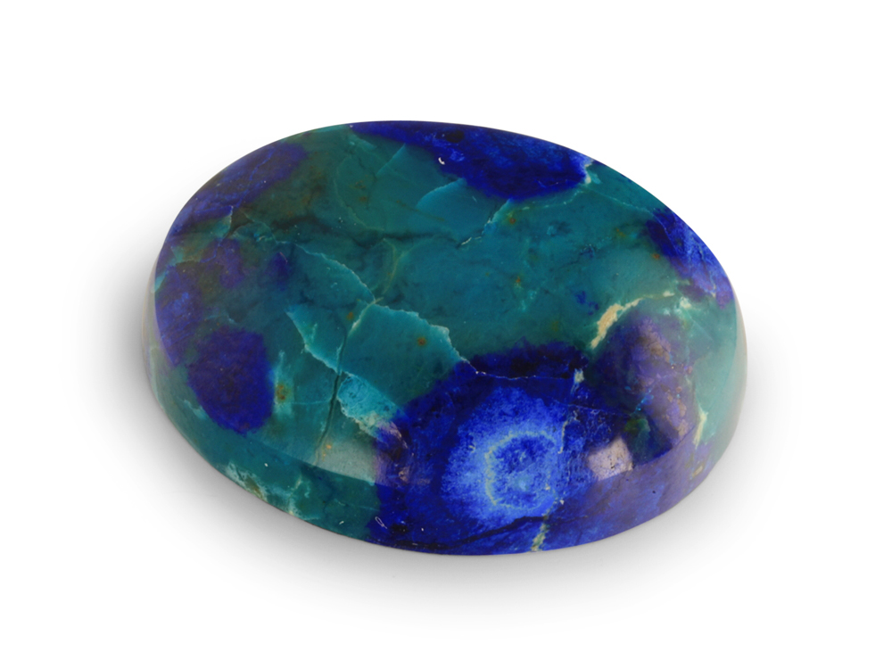 Bisbee Azurite & Malachite 19.6x14.25mm Oval 