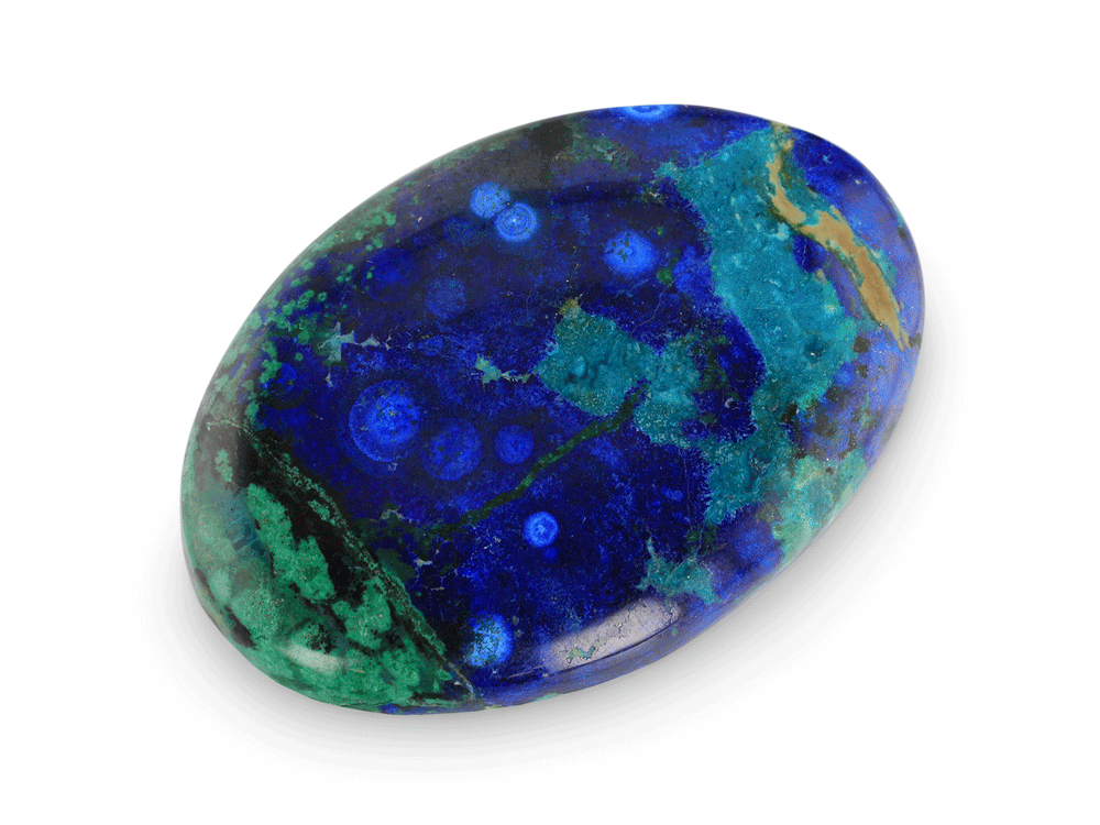 Bisbee Azurite & Malachite 37x25mm Oval - ORNX3361