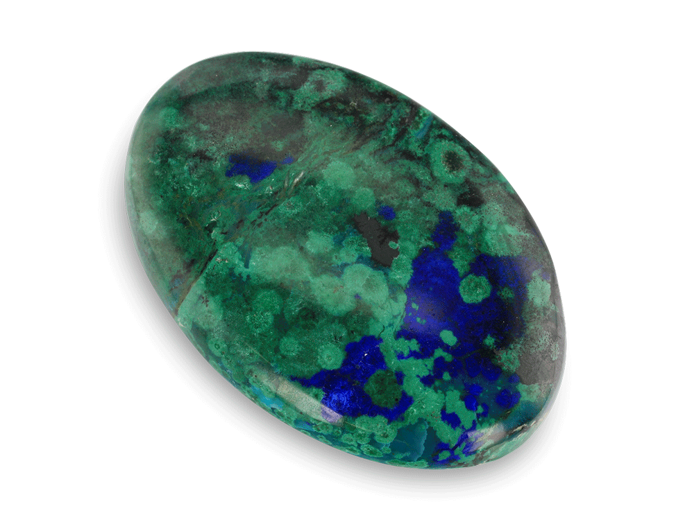 Bisbee Azurite & Malachite 37x25mm Oval 