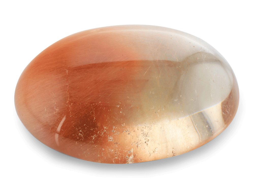 Red Rutilated Quartz 34x24mm Oval 