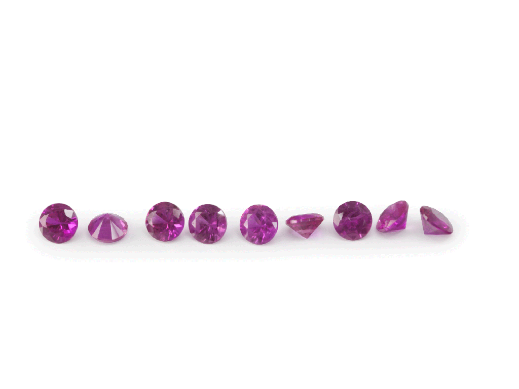 Ruby 1.50mm Round Pink Signity