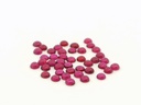 Synthetic Ruby Light 2.5mm Round Cabochon 