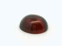 Synthetic Ruby Dark German Cut 14x12mm Oval Cabochon 