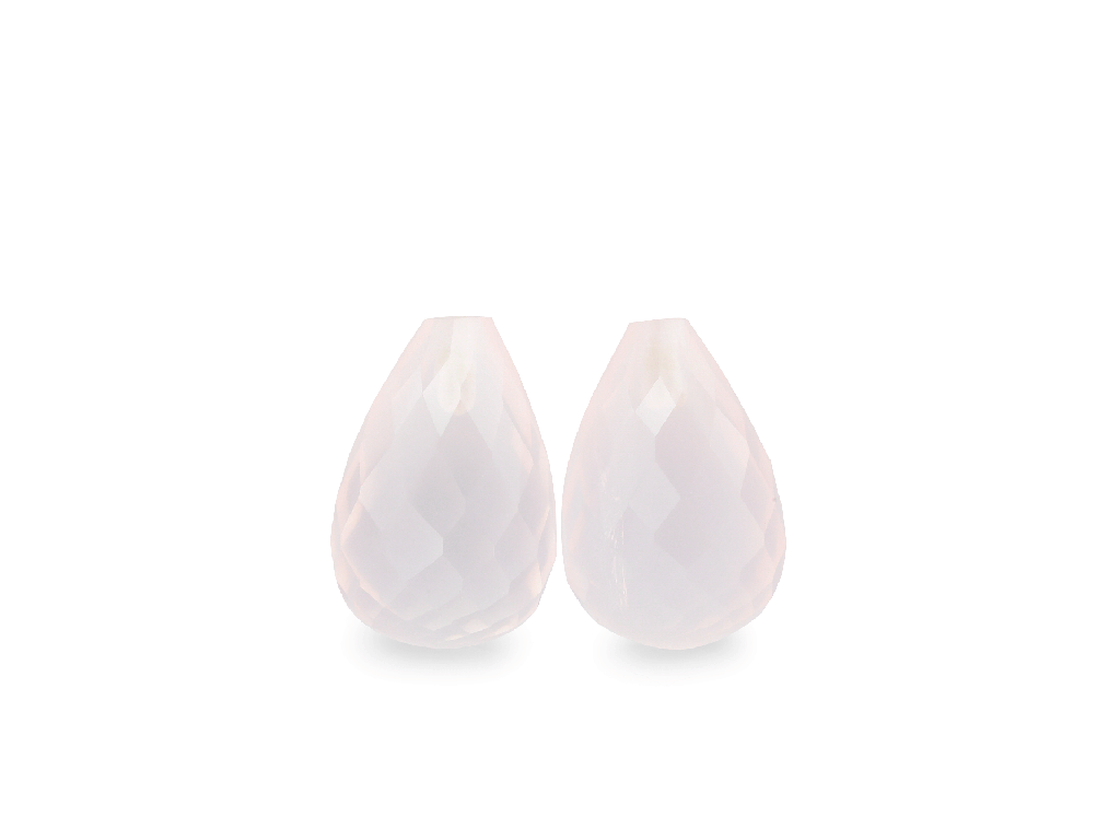 Rose Quartz 12x8mm Briolette