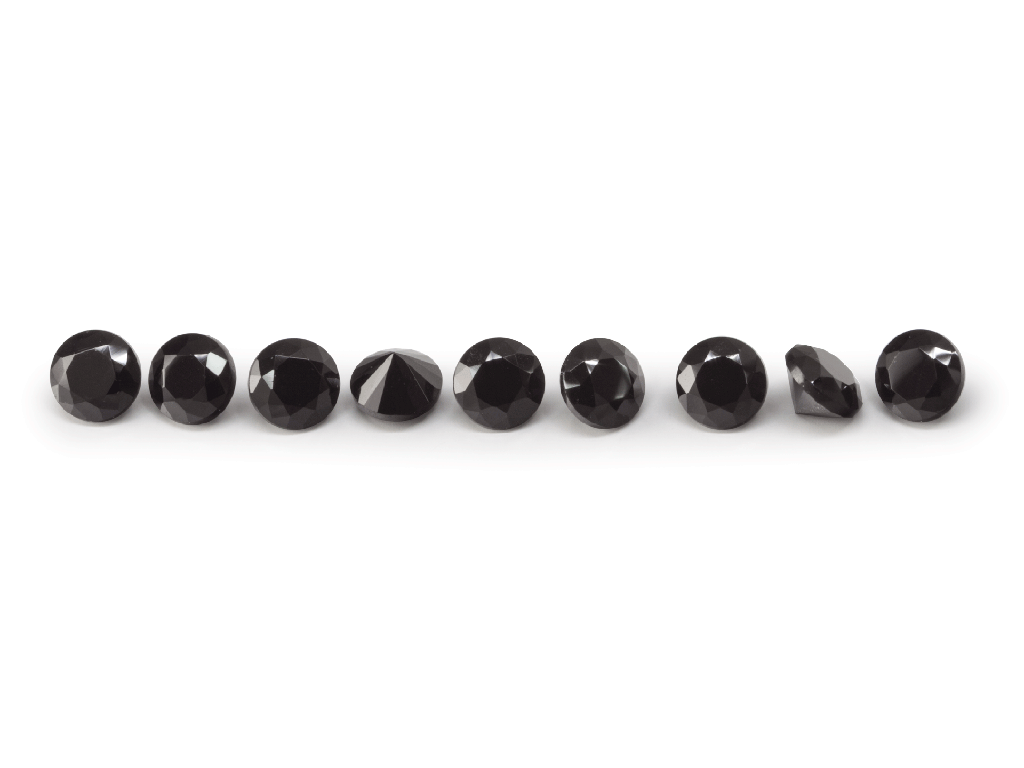 Black Spinel Signity FQ 1.50mm Round