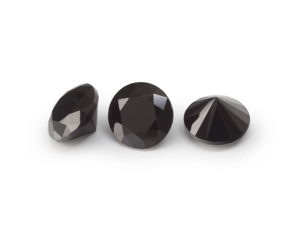 Black Spinel Signity FQ 3.00mm Round