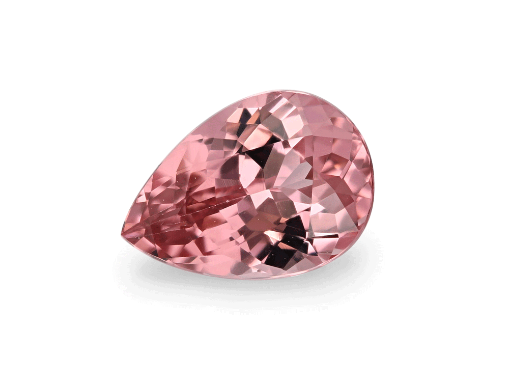 Spinel 7.4x5.3mm Pear Pink Orange