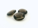 Smoky Quartz 14x12mm Oval Buff Top