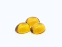 Synthetic Sapphire 12x10mm Oval Cabochon German Cut Yellow