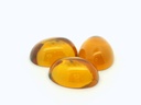 Synthetic Sapphire 16x12mm Oval Cabochon German Cut Yellow