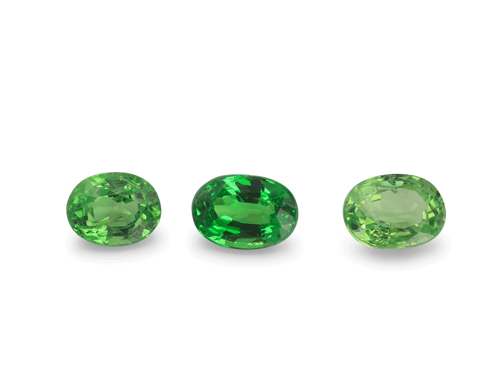 Tsavorite Garnet 4x3-5x4mm +/- Oval