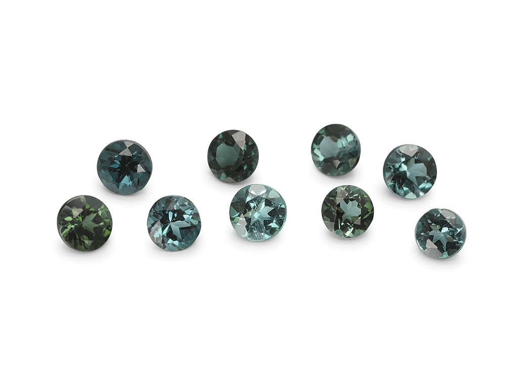 Blue Green Tourmaline 2.00mm Round