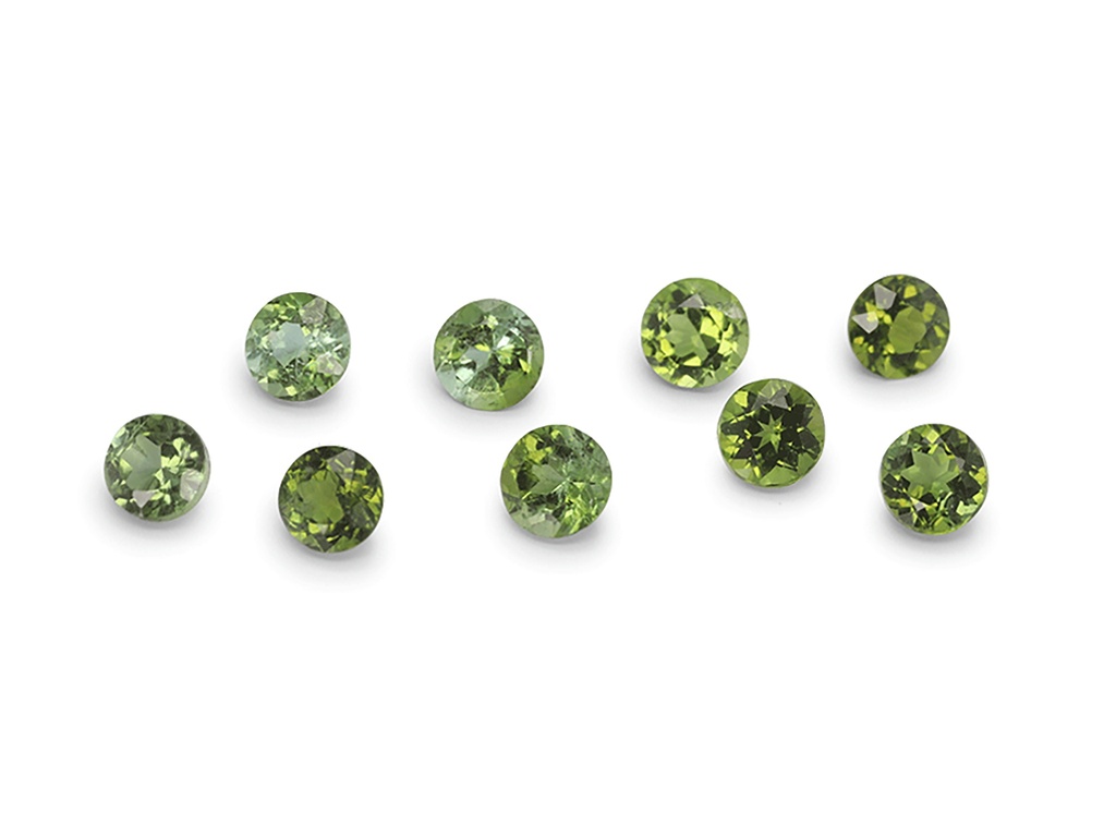 Green Tourmaline 2.00mm Round