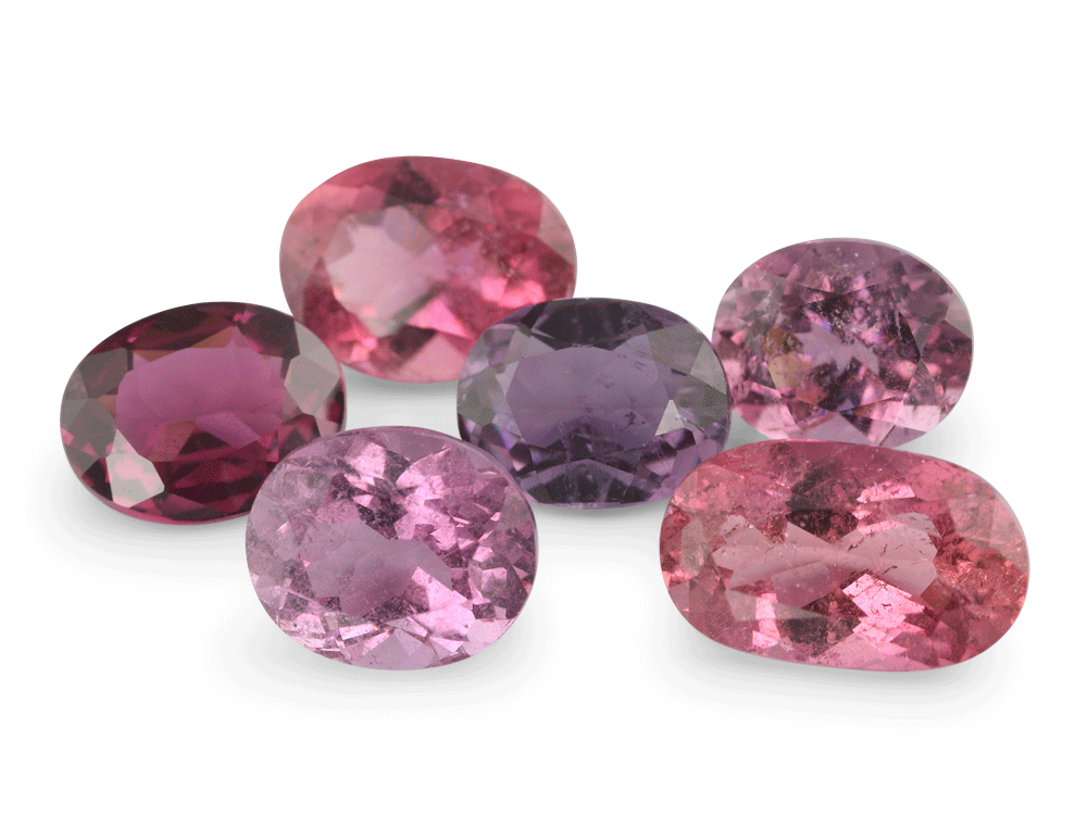 Purple Tourmaline Pink Large Oval