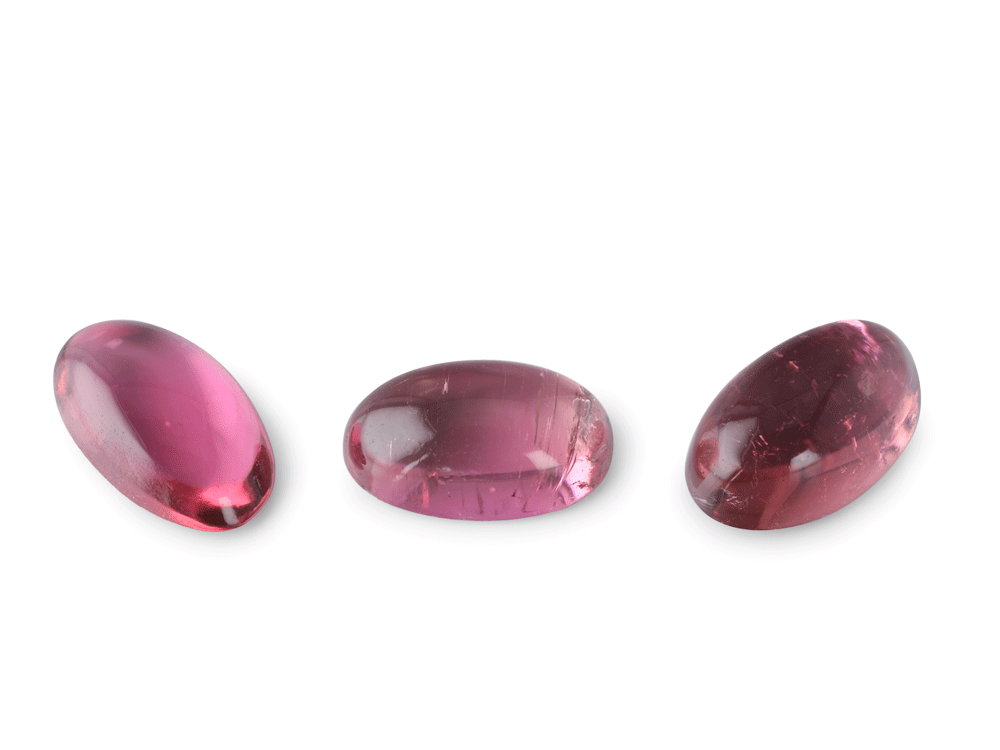 Pink Tourmaline 5x3mm Oval Cabochon