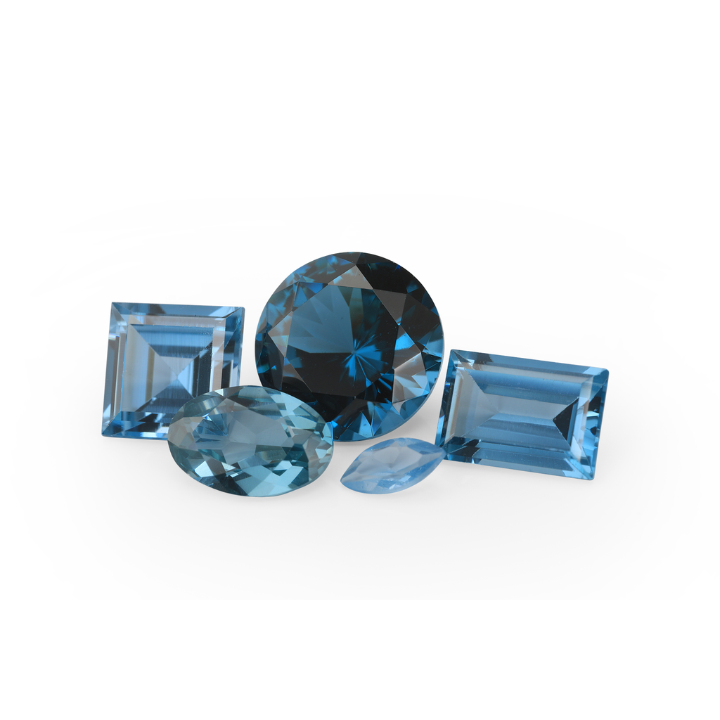 Synthetic Spinel 1.25mm Round Zircon Blue