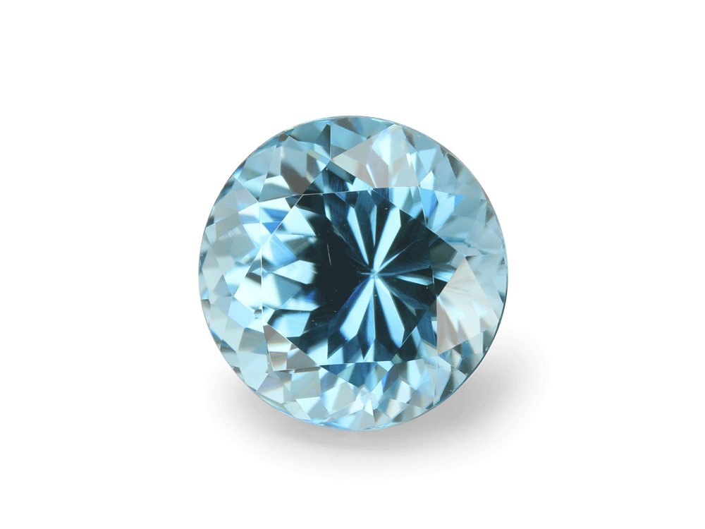 Zircon 6.70mm Round Blue