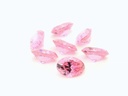 Cubic Zirconia 7x5mm Oval Pink Signity 