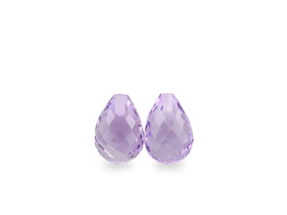 Amethyst Light 10x7mm Briolette