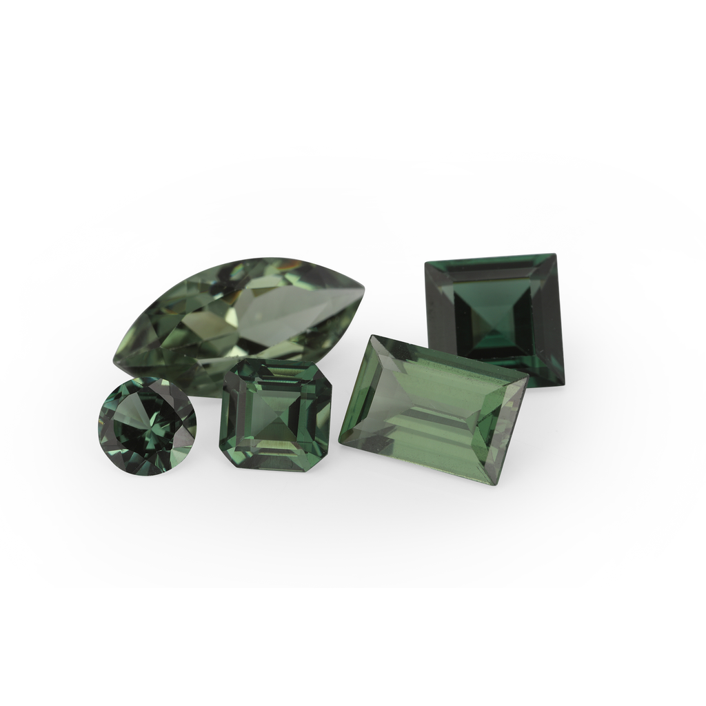 Synthetic Tourmaline Spinel 8.00mm Square Cushion Swiss