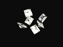 Cubic Zirconia 4mm Square Hand Cut 