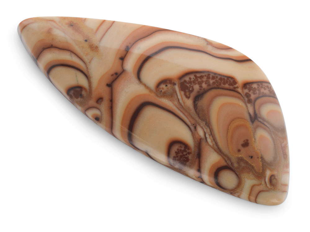 Rolling Hills Dolomite 72x30mm Free Form Triangle Cabochon