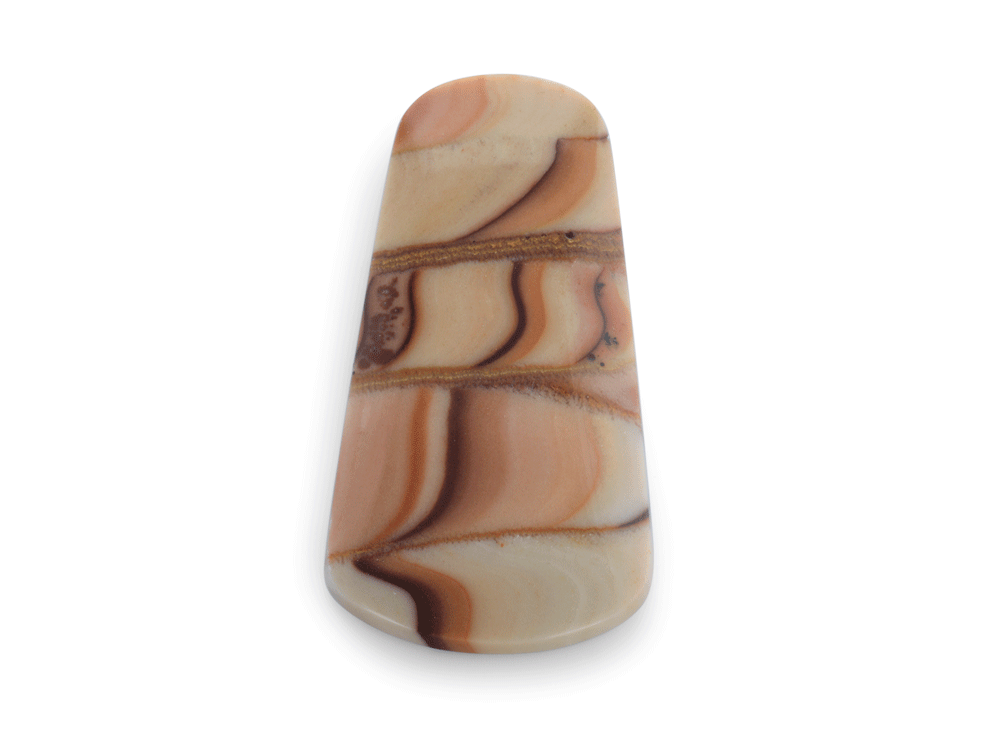 Rolling Hills Dolomite 38x22mm Trapzeium Shape Cabochon