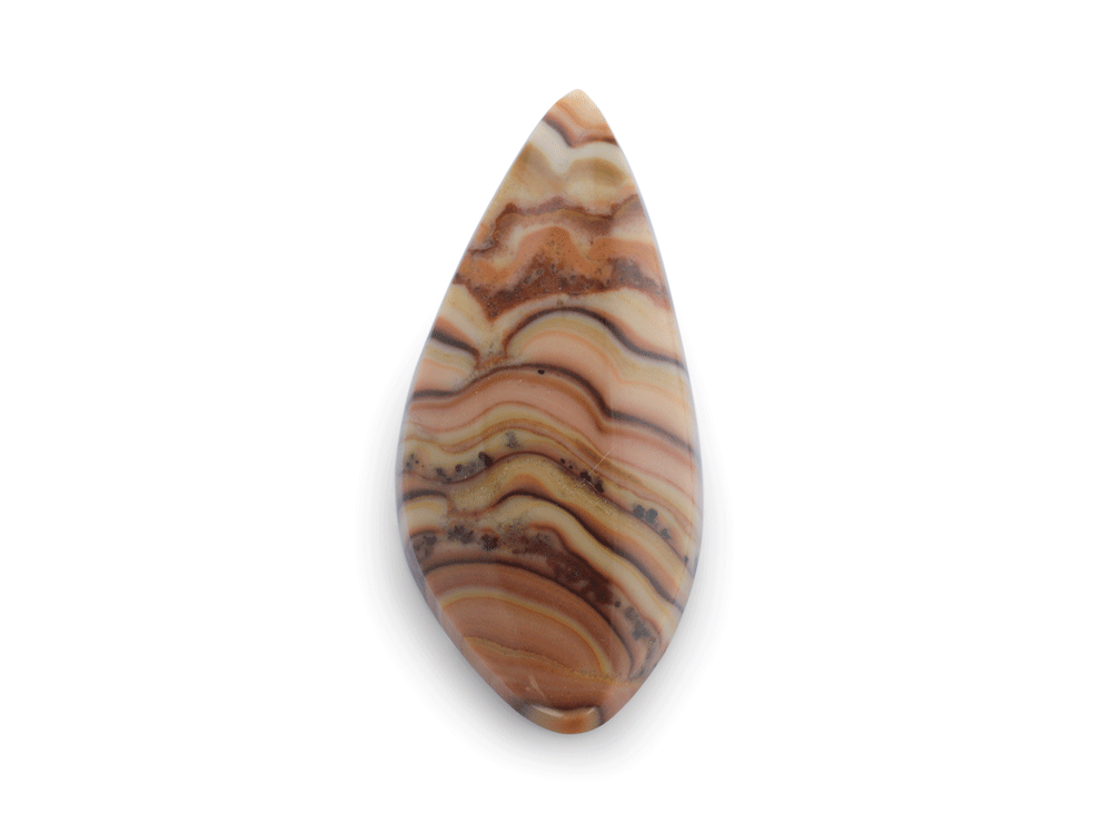 Rolling Hills Dolomite 38x18mm Free Form Pear Cabochon