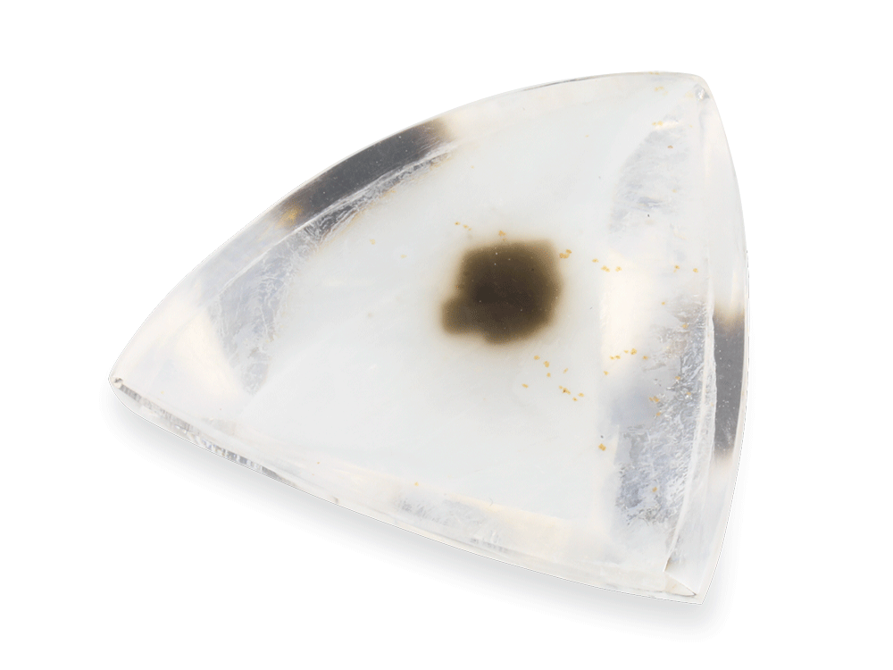 Spotted Quartz 21.4x20.6mm Triangle 