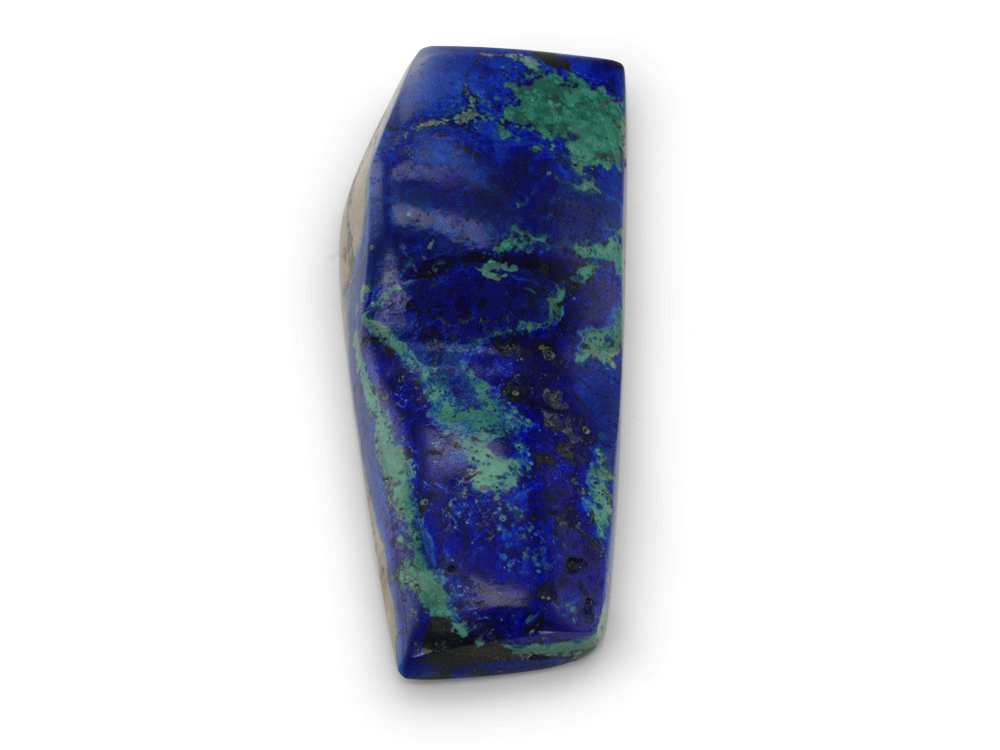 Azurite Malachite 24x9mm Rectangle Free Form