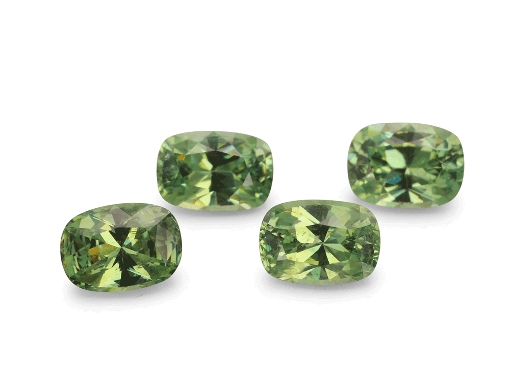 Demantoid Garnet 4.75x3.25mm-/+ Cushion 