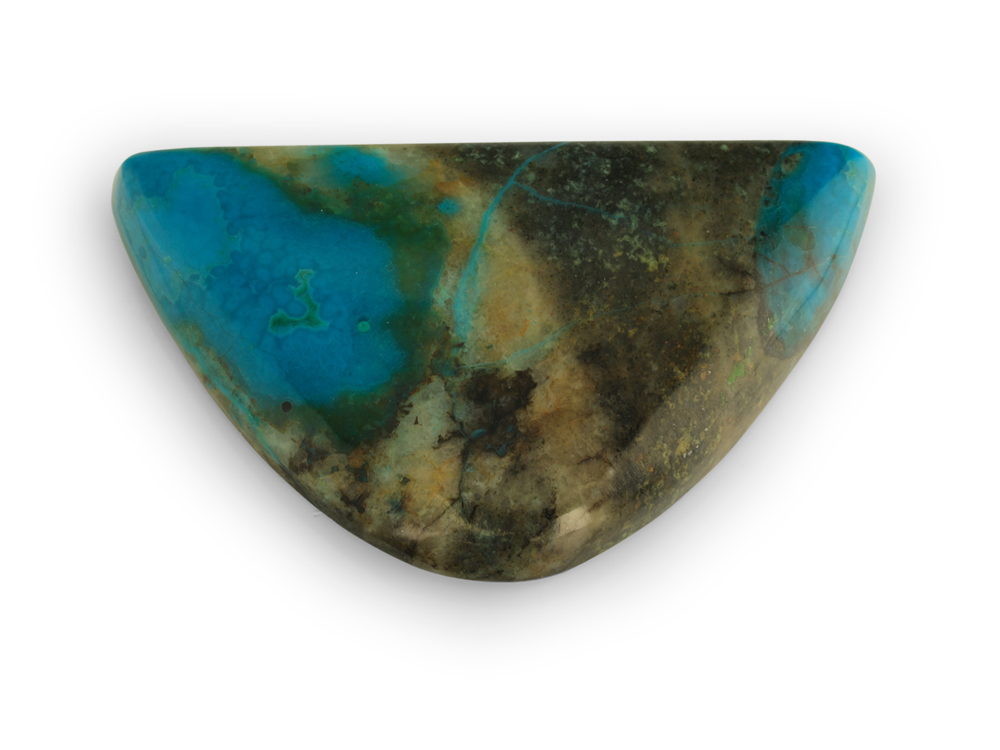 Ray Chrysocolla 32x19.5mm D Shape 