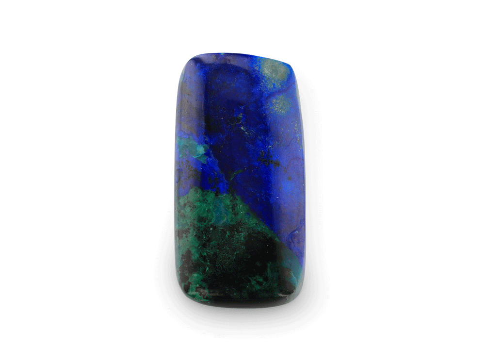 Bisbee Azurite & Malachite 22.5x11.5mm Rectangle