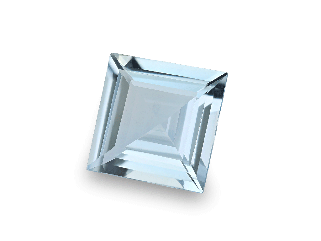 Aquamarine 10mm Carre Cut