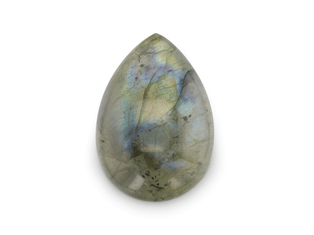 Labradorite Africa 32x22mm Pear Shape Cabochon