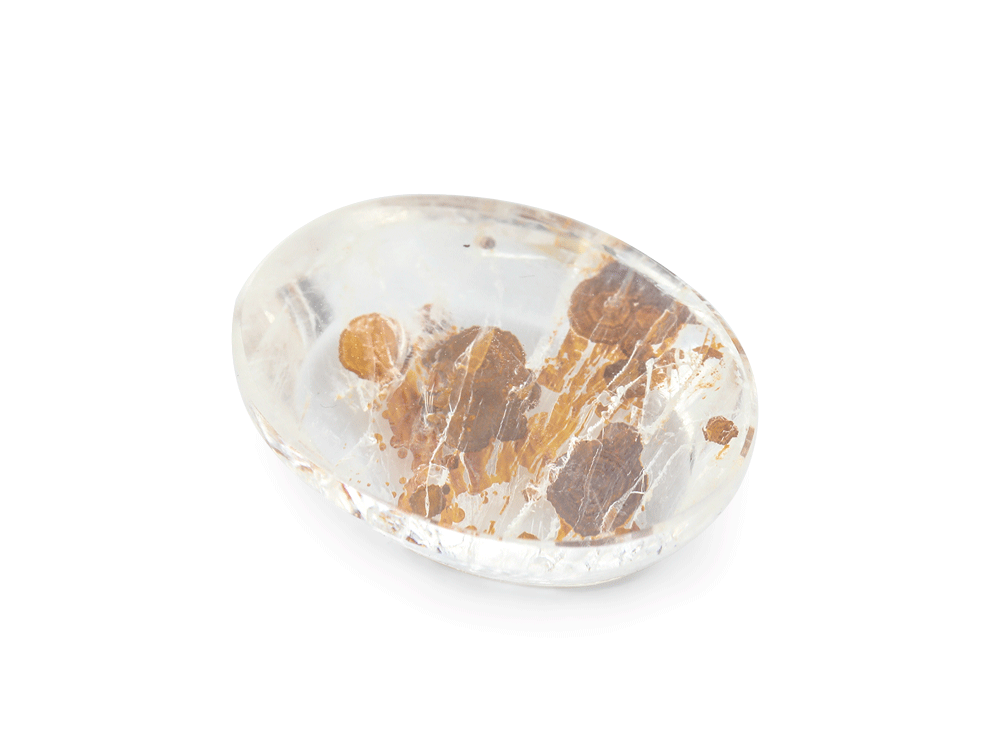 Quartz w mica inclusions 11.25x8.3mm 