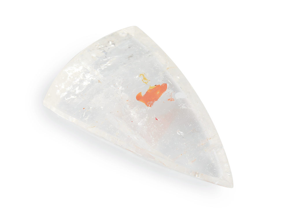 Hematoid Quartz 39x25mm Triangle 