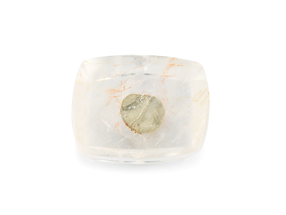 Quartz w Pyrite 13x12mm Square 